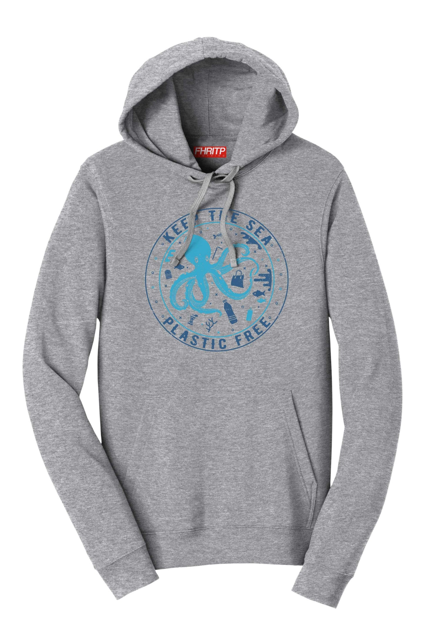 Keep the Sea Plastic Free Octopus Protest Hoodie