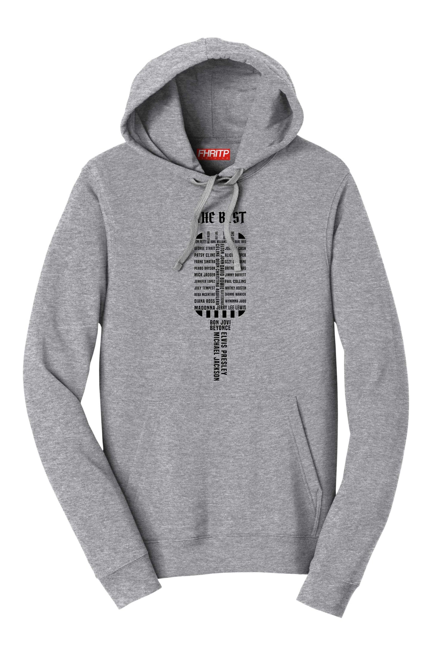 Vocal Legends Microphone Singer Singing Mic Tribute Hoodie