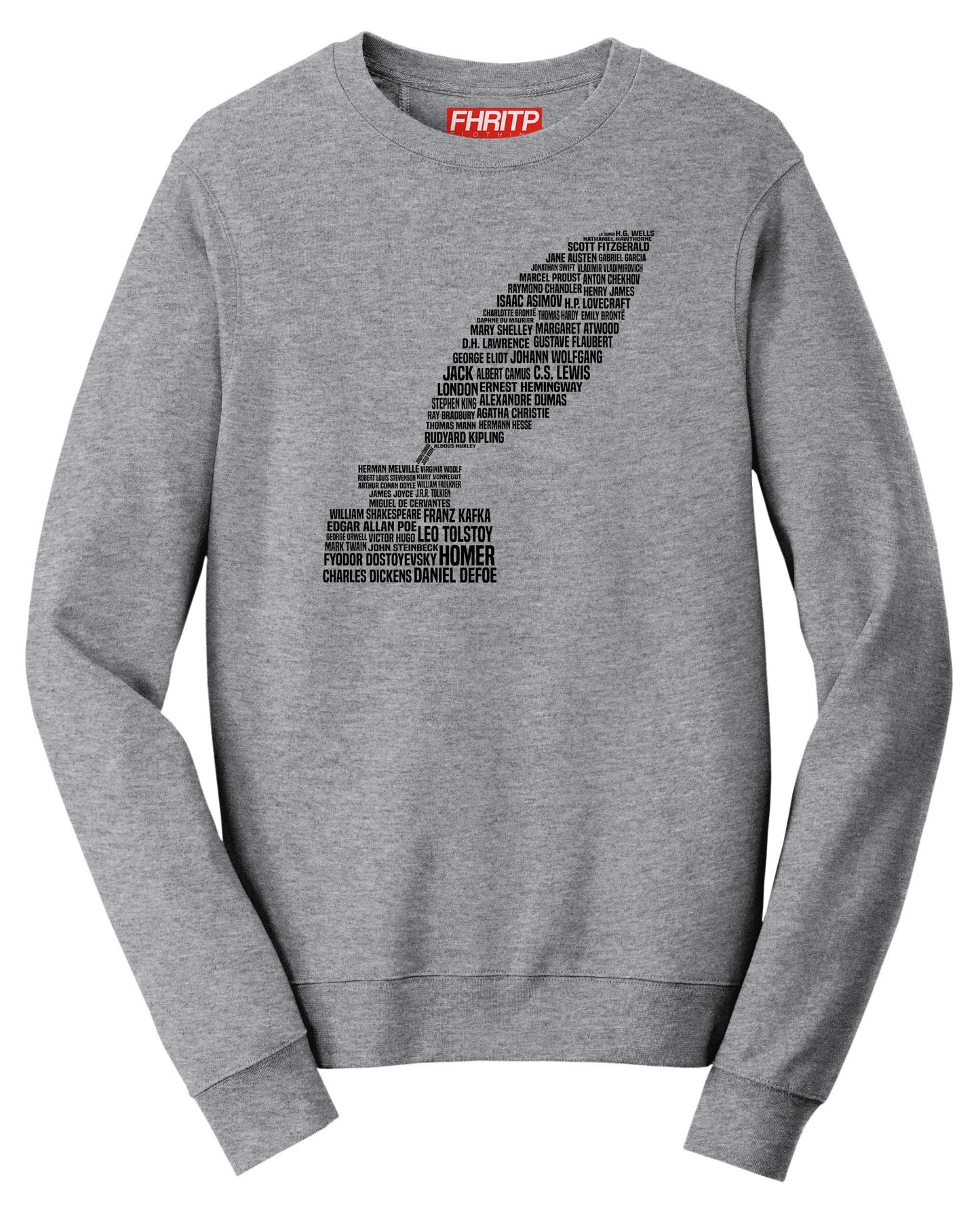 Literature Legends Novelist Writer Author Novel Book Tribute Sweatshirt