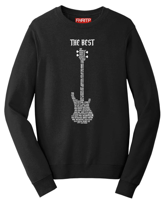 Bass Legends Bassist Famous Bass Players Tribute Sweatshirt