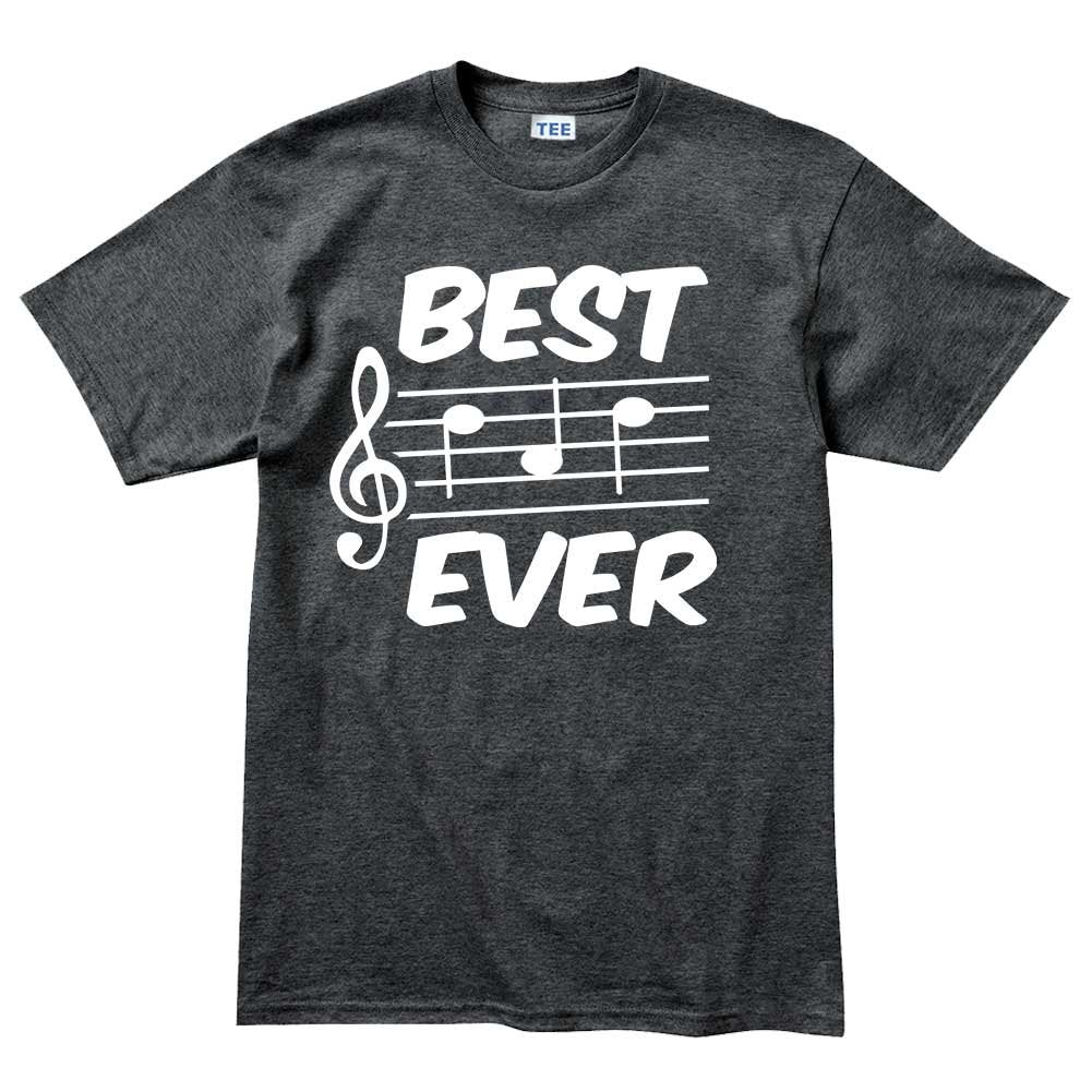 Mens Best Dad Ever Music Daddy Father Musician Gift T shirt Tee Top T-shirt