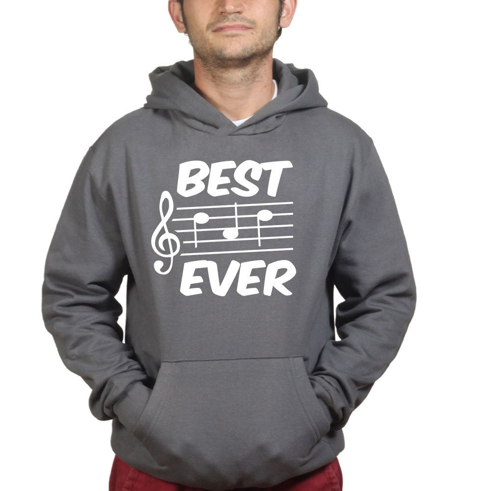 Best Dad Ever Music Daddy Father Musician Gift Hoodie