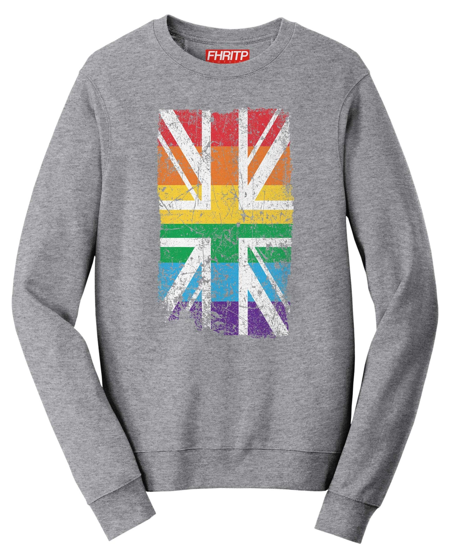 Great Britain UK Union Jack Pride Flag LGBT Rights Sweatshirt