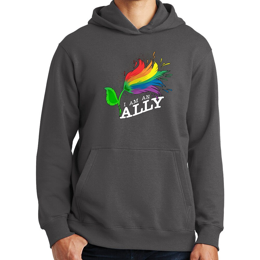 I Am An Ally Pride Gay Lesbian Bisexual LGBT Diversity Hoodie