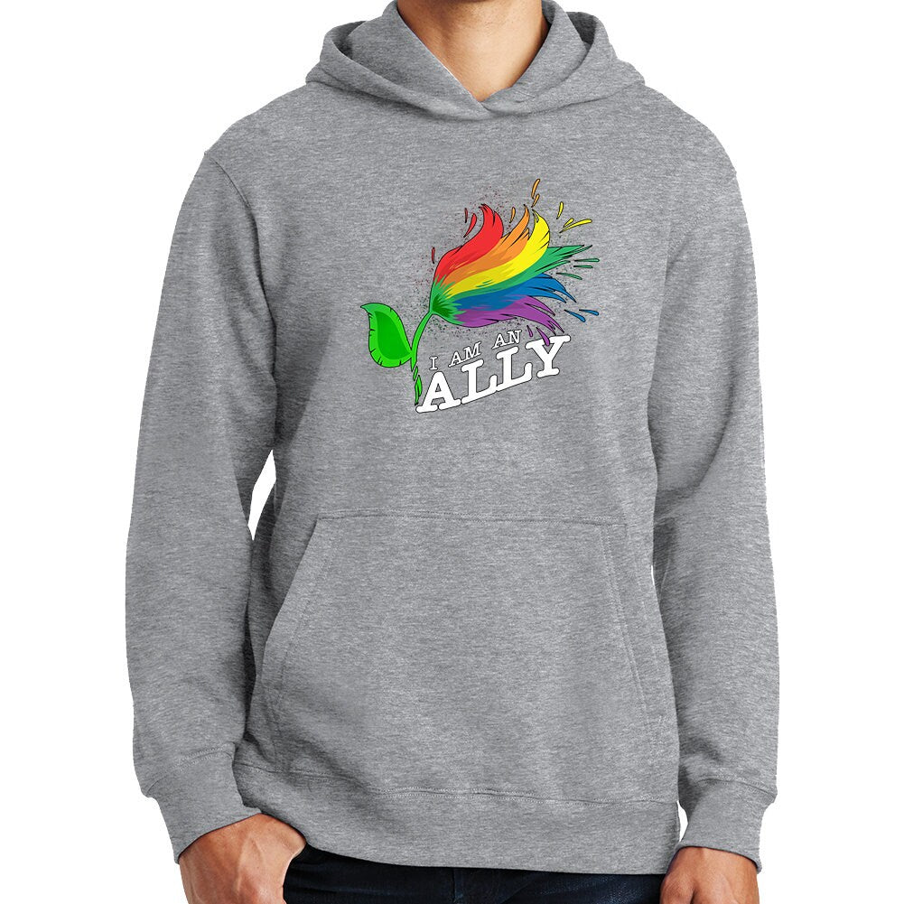 I Am An Ally Pride Gay Lesbian Bisexual LGBT Diversity Hoodie