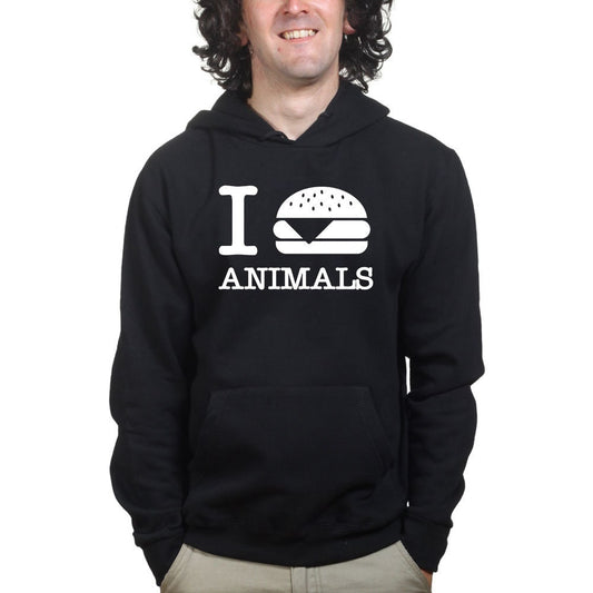 I Burger Love Animals Hoodie