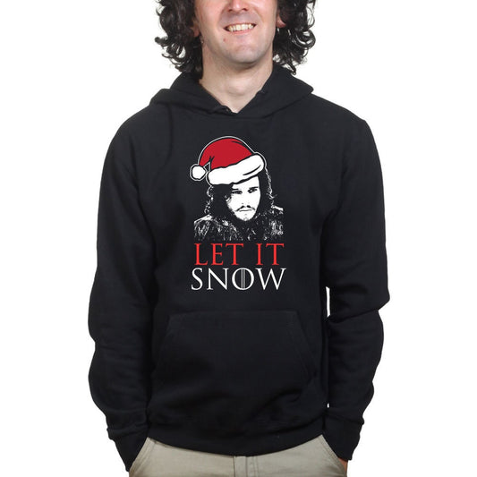 Let It Jon Snow GoT Xmas Santa Christmas Party Gift Hoodie