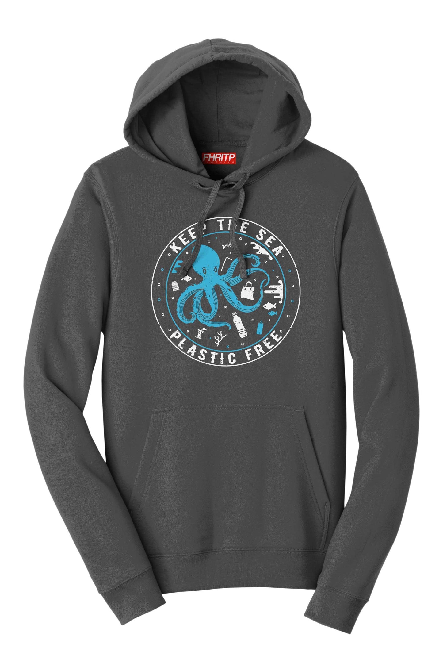 Keep the Sea Plastic Free Octopus Protest Hoodie