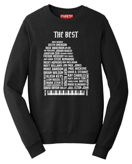 Keyboard Legends Piano Pianist Organ Synth Players Musicians Tribute Sweatshirt