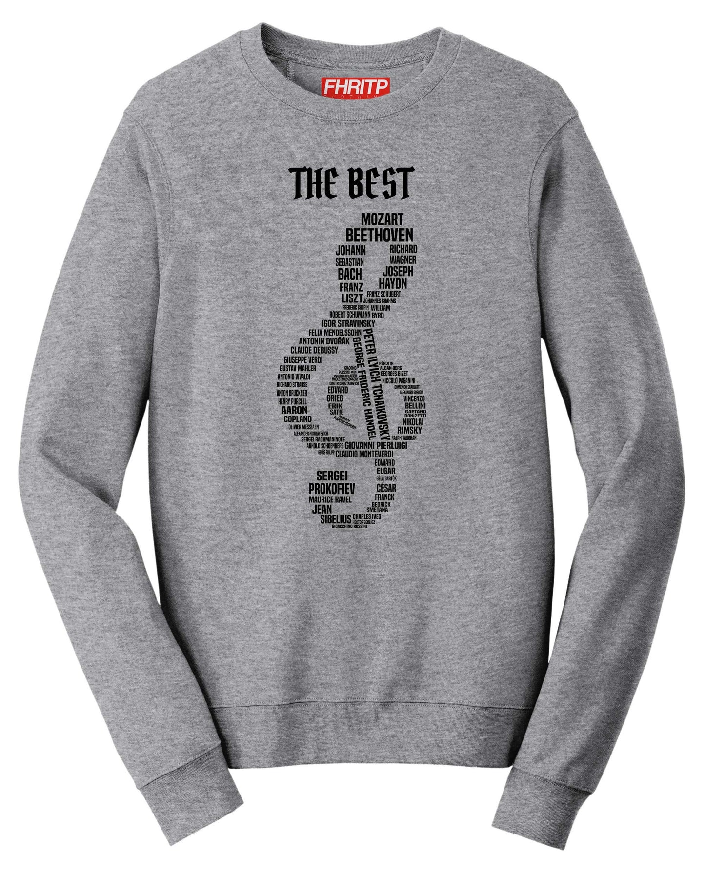 Composer Legends Classical Music Opera Concerto Symphony Tribute Sweatshirt