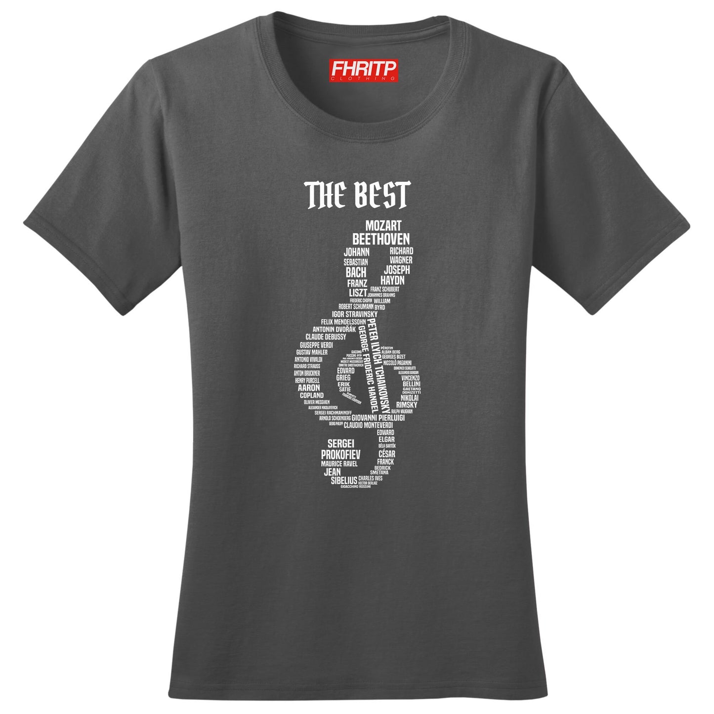 Ladies Composer Legends Classical Music Opera Concerto Symphony Tribute T shirt Tee Top T-shirt
