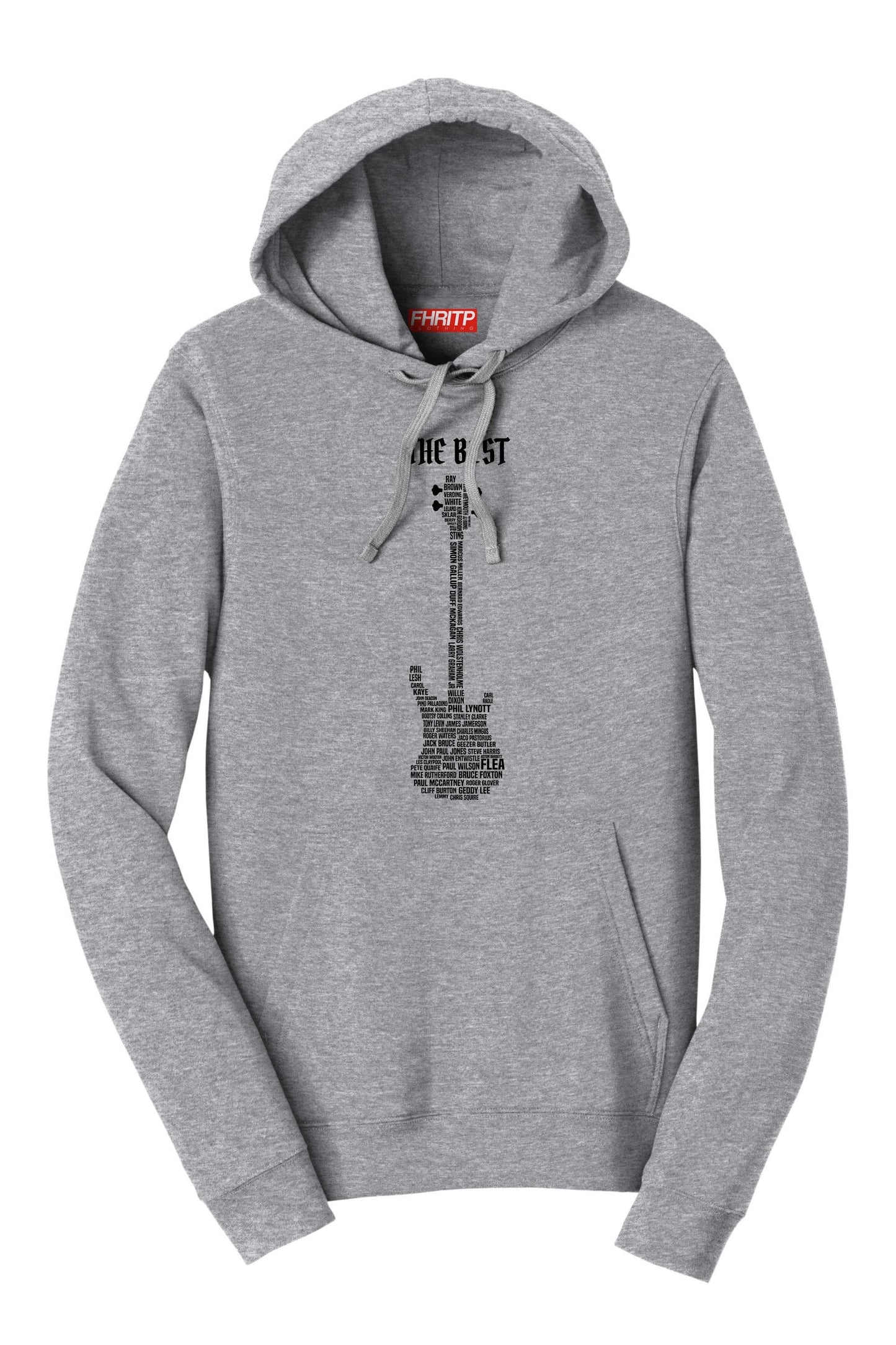 Bass Legends Bassist Famous Bass Players Tribute Hoodie