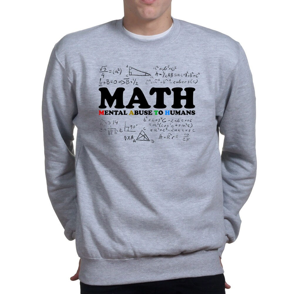 MATH Definition Funny Spoof School Sweatshirt