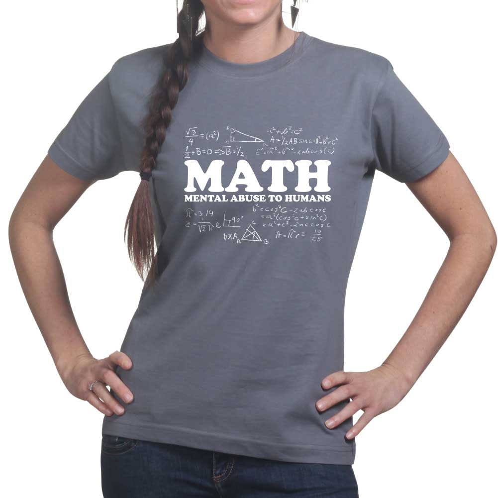 MATH Definition Funny Spoof School Ladies T shirt Tee Top T-shirt