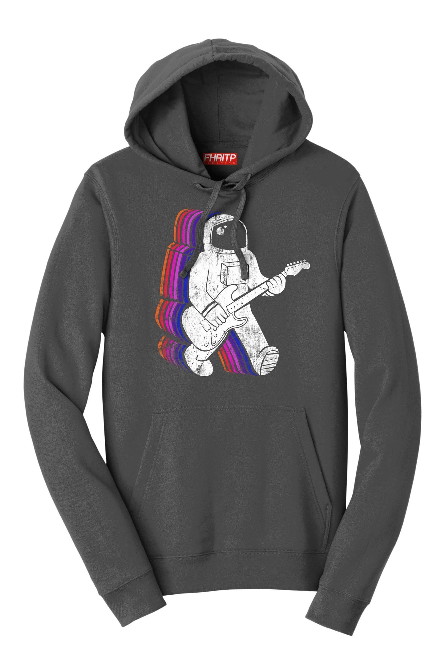 Rockalicious Funkalicious Guitar Astronaut Funny Spoof Hoodie