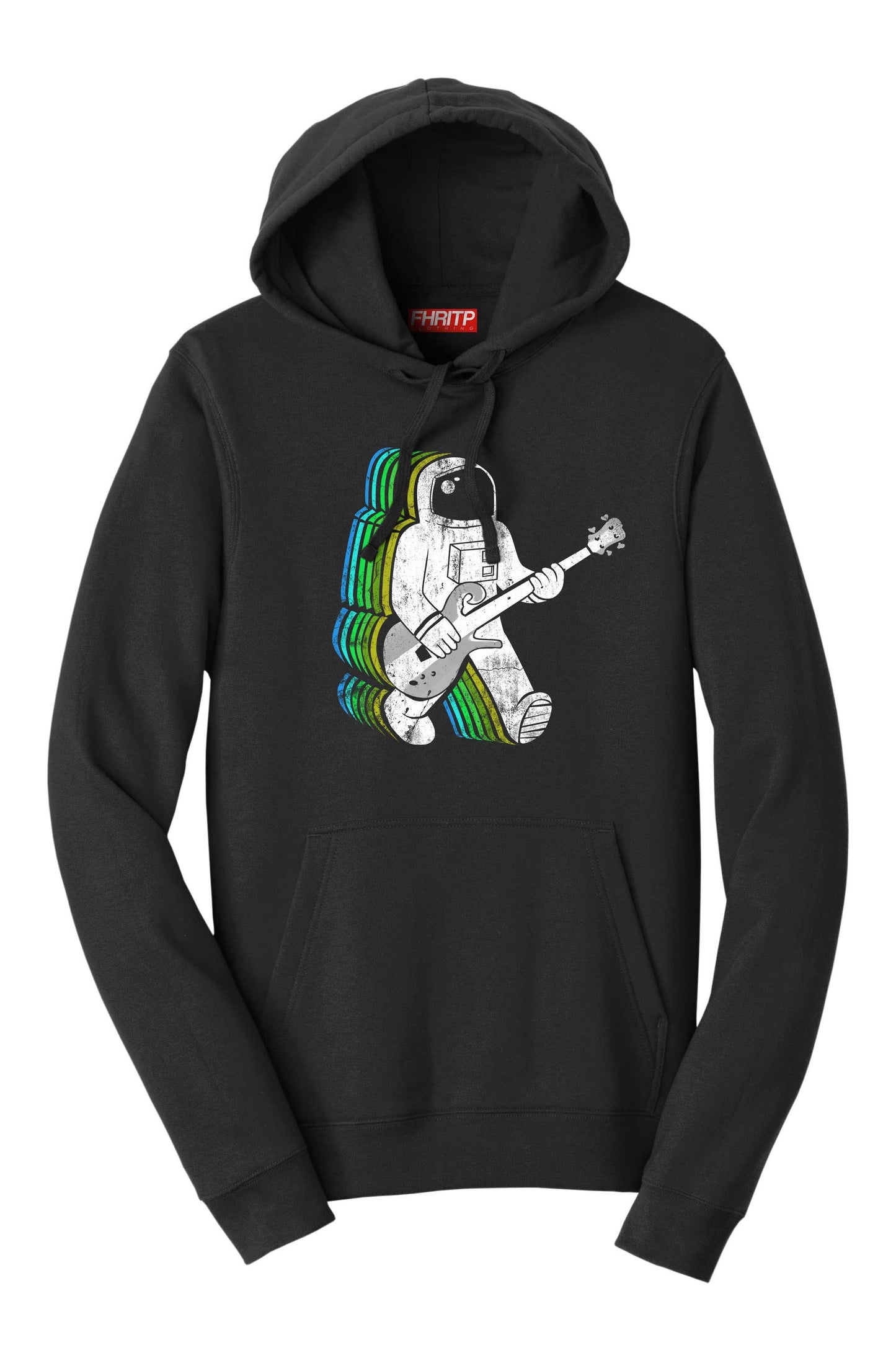 Rockalicious Bassist Funkalicious BASS Guitar Astronaut Funny Hoodie