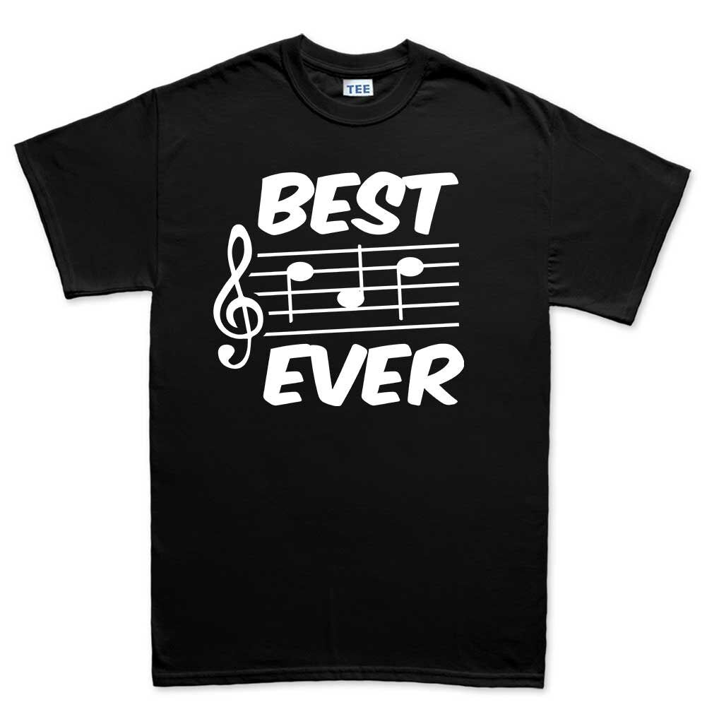 Mens Best Dad Ever Music Daddy Father Musician Gift T shirt Tee Top T-shirt