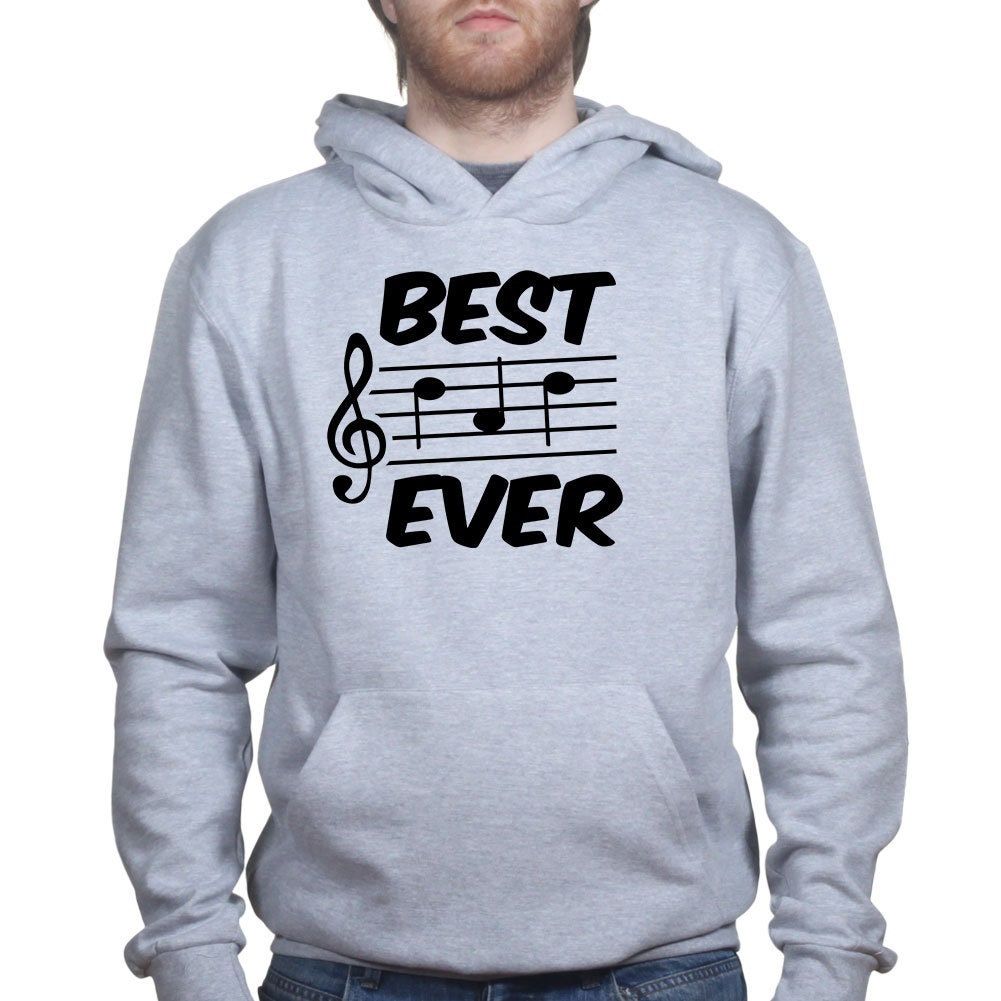 Best Dad Ever Music Daddy Father Musician Gift Hoodie