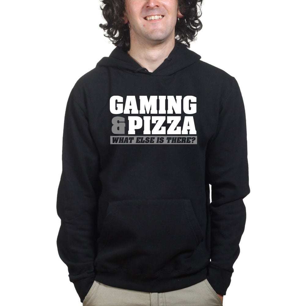 Gaming and Pizza Gamer Video Game Funny Hoodie