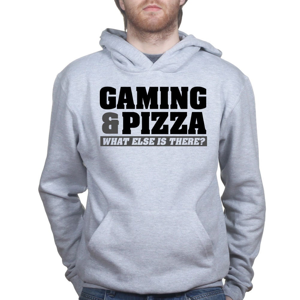 Gaming and Pizza Gamer Video Game Funny Hoodie