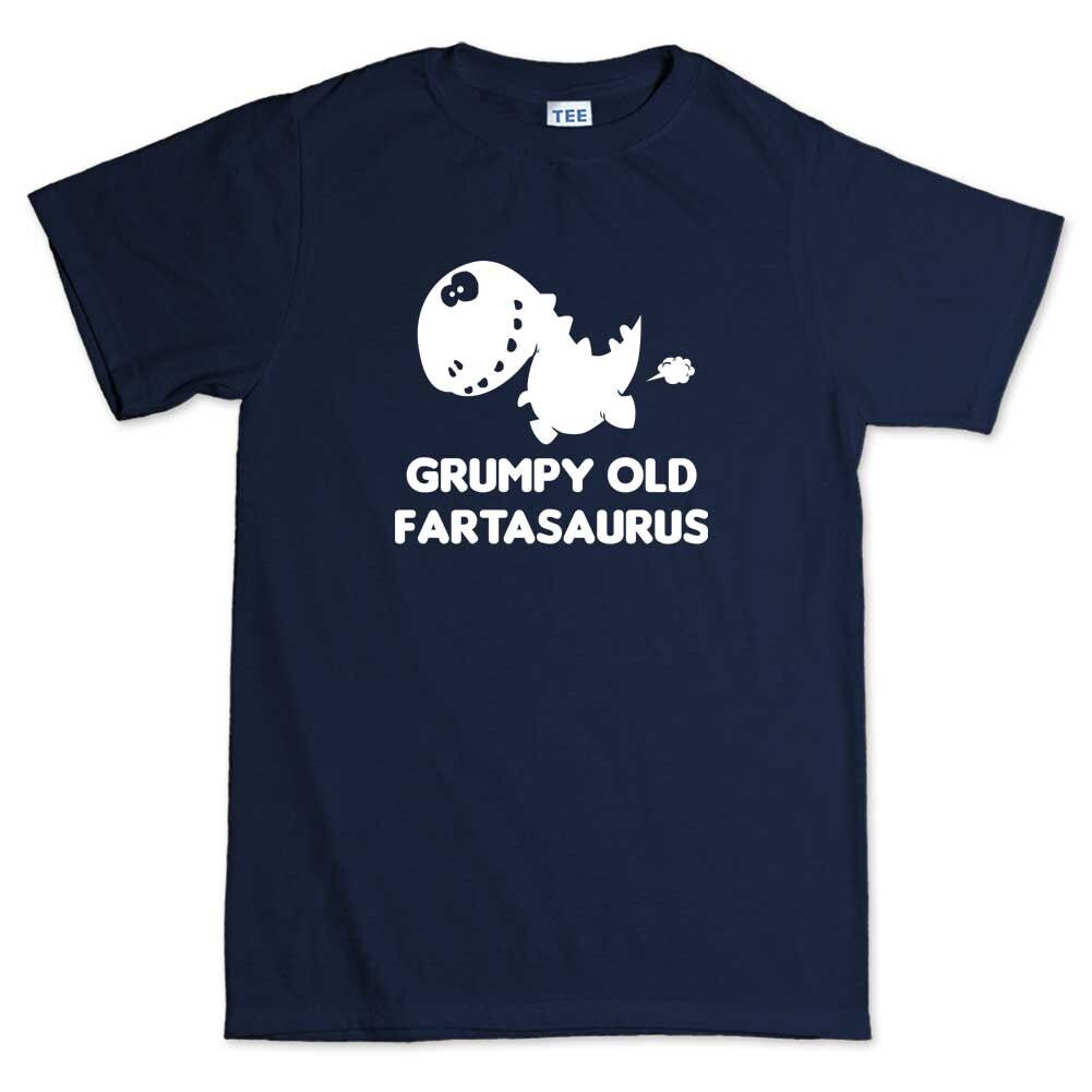 Mens Grumpy Old Fartasaurus Dino Fart Funny Mens T shirt Tee Top T-shirt