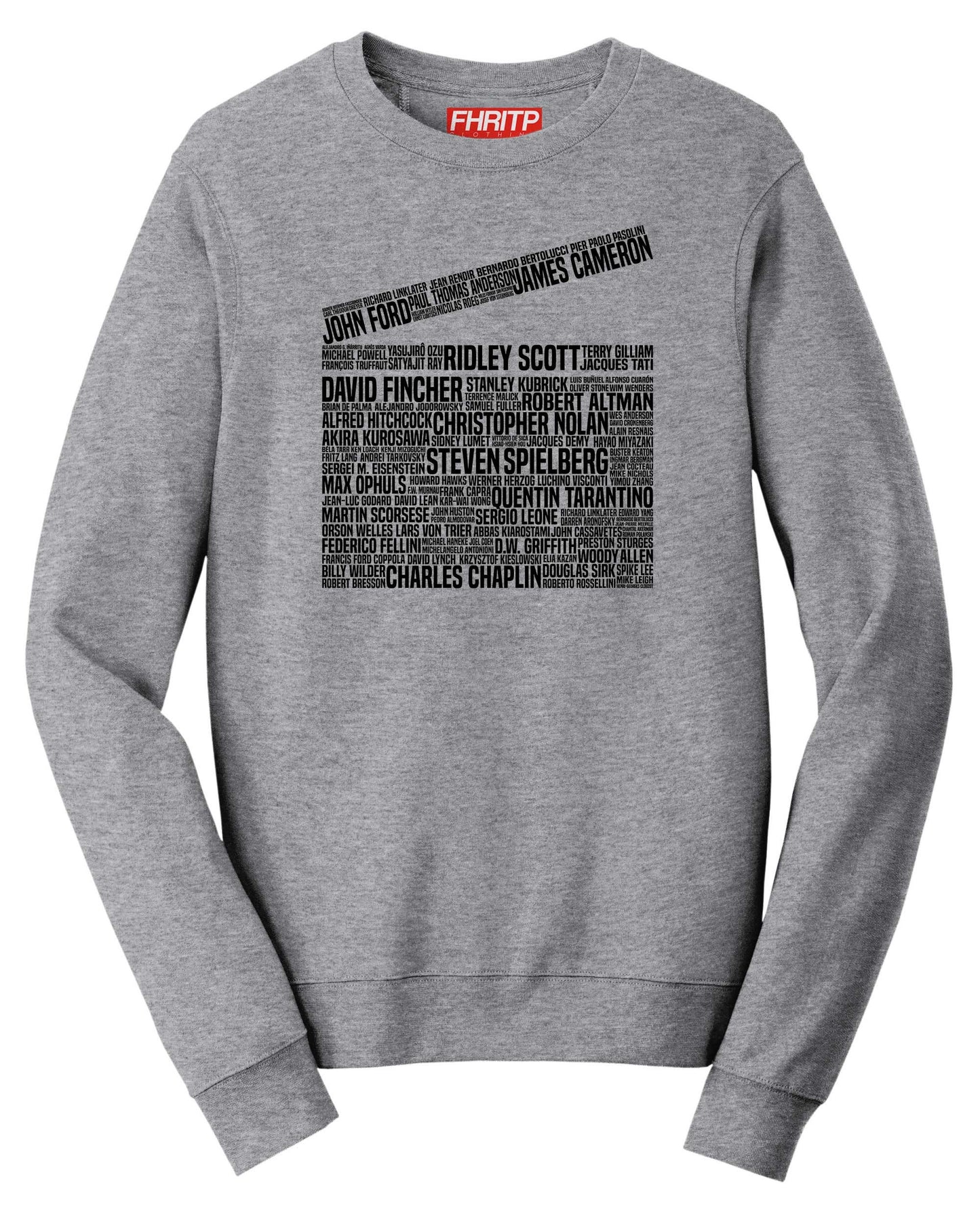 Movie Film Director Legends Clapperboard Tribute Sweatshirt