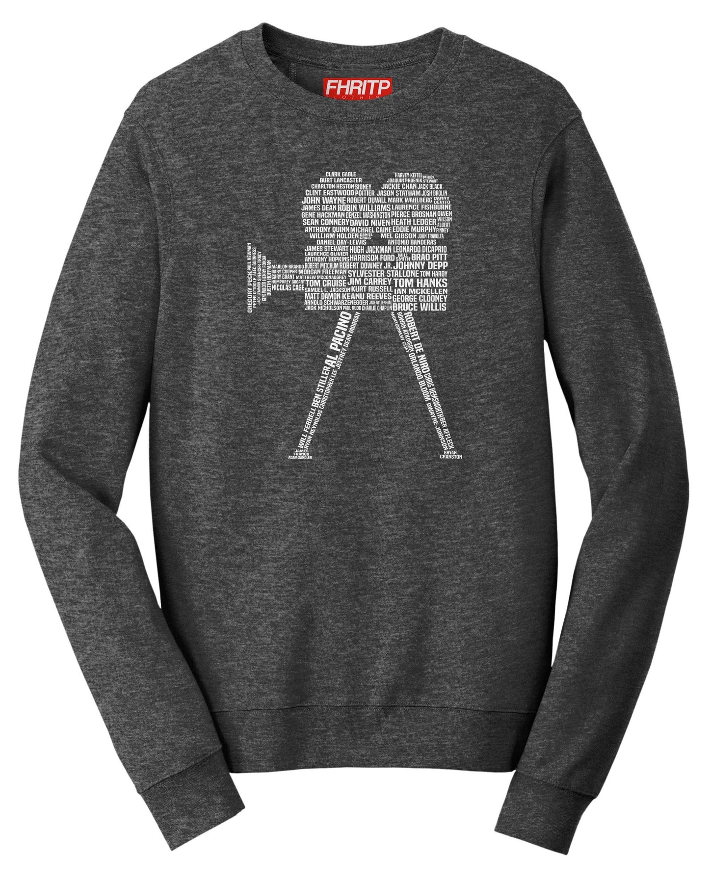 Movie Actor Film Star Legends Camera Tribute Sweatshirt