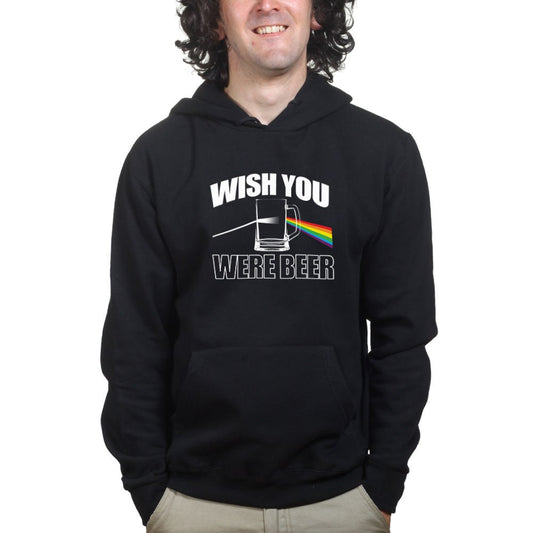 Wish You Were Beer Here Funny Hoodie