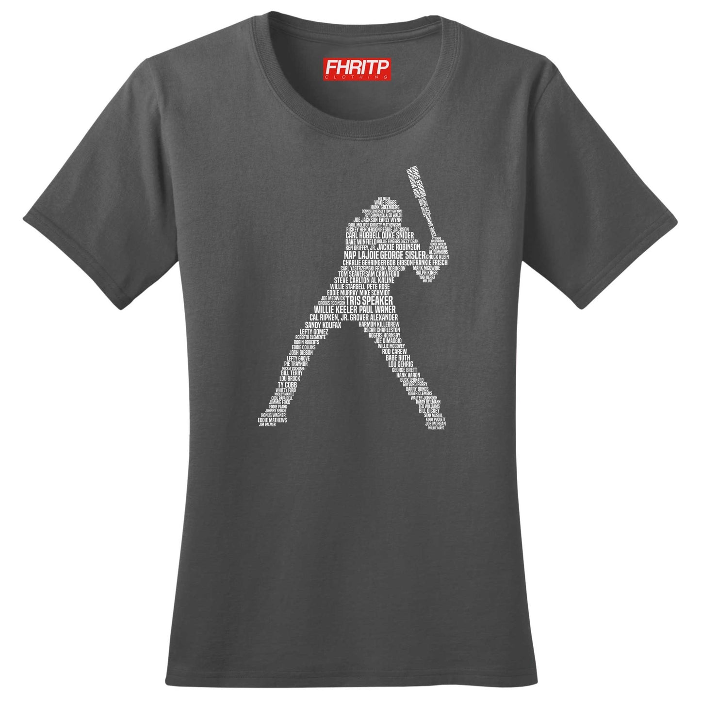 Ladies Baseball Player Legends Pitcher Catcher Tribute T shirt Tee Top T-shirt