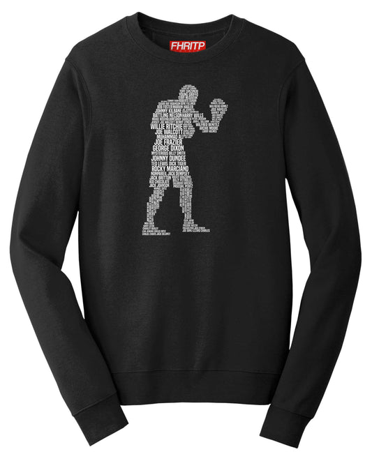 Boxing Legends Fighter champion Tribute Sweatshirt