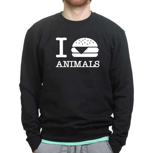 I Burger Love Animals Sweatshirt