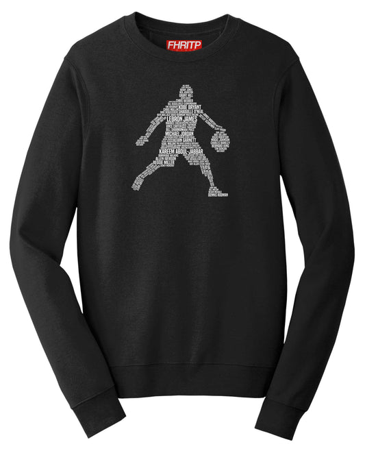 Basketball Player Legends Tribute Sweatshirt