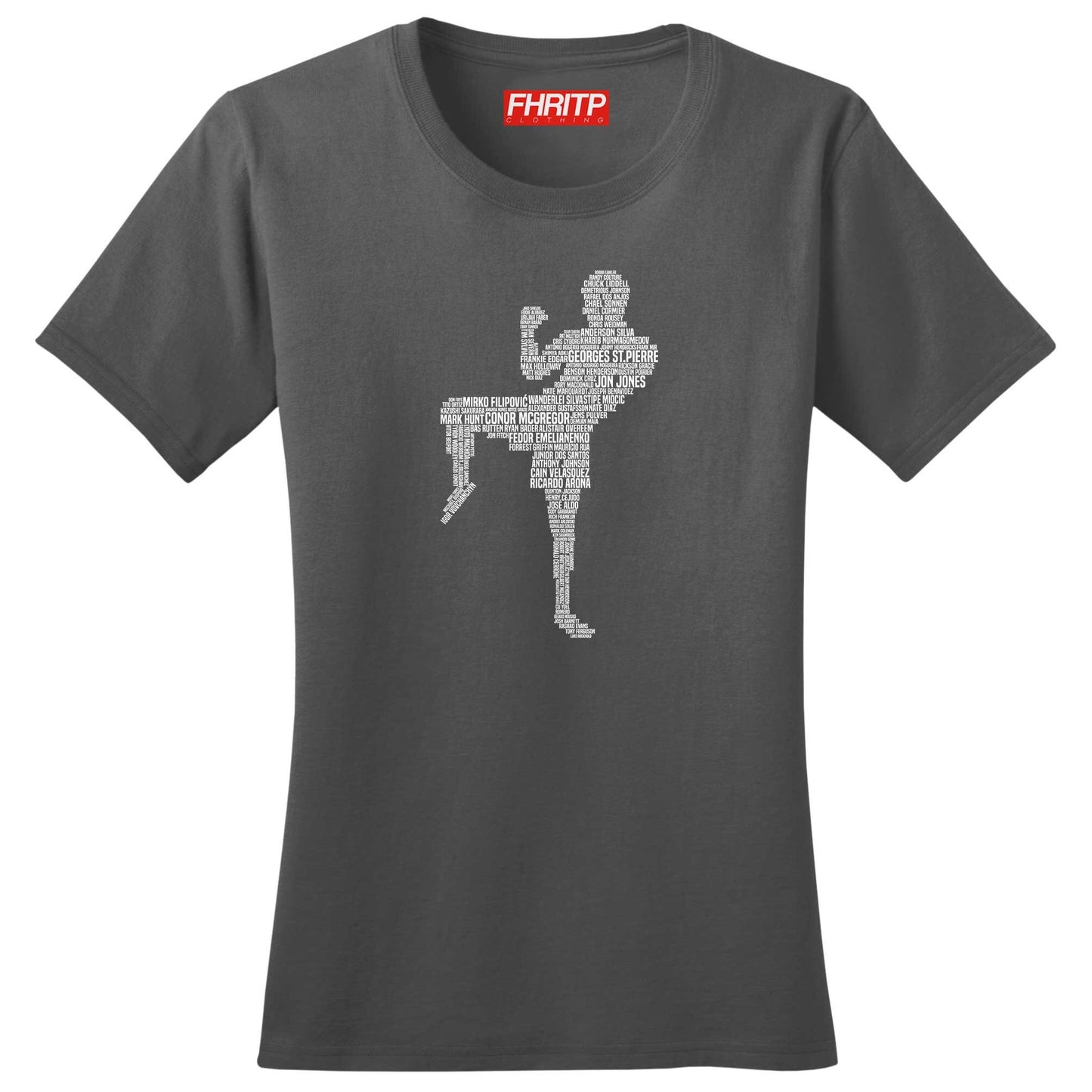 Ladies MMA Fighting Fighter Legends Tribute T shirt Tee Top T-shirt
