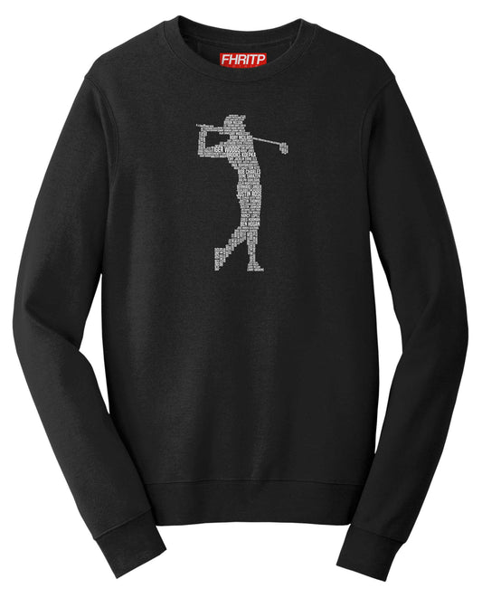 Golf Golfing Golfer Legends Tribute Sweatshirt