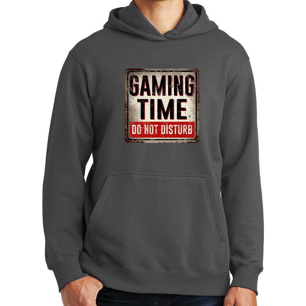 Gaming Time Do Not Disturb Warning Sign Hoodie