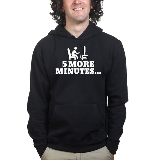 5 More Minutes Gaming Gamer Funny Hoodie