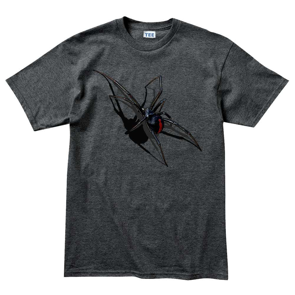 Mens Realistic 3D Scary Crawling Spider T shirt Tee Top T-shirt