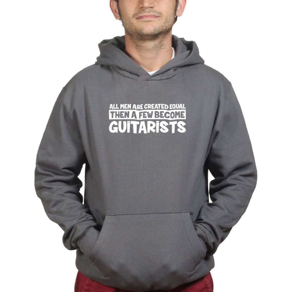 All Men Created Equal Guitarist Guitar Player Funny Hoodie