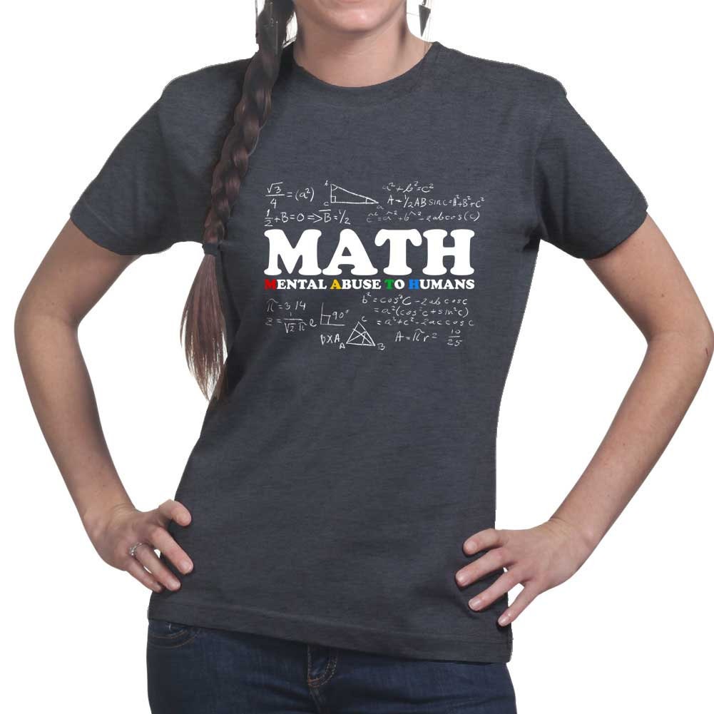 MATH Definition Funny Spoof School Ladies T shirt Tee Top T-shirt