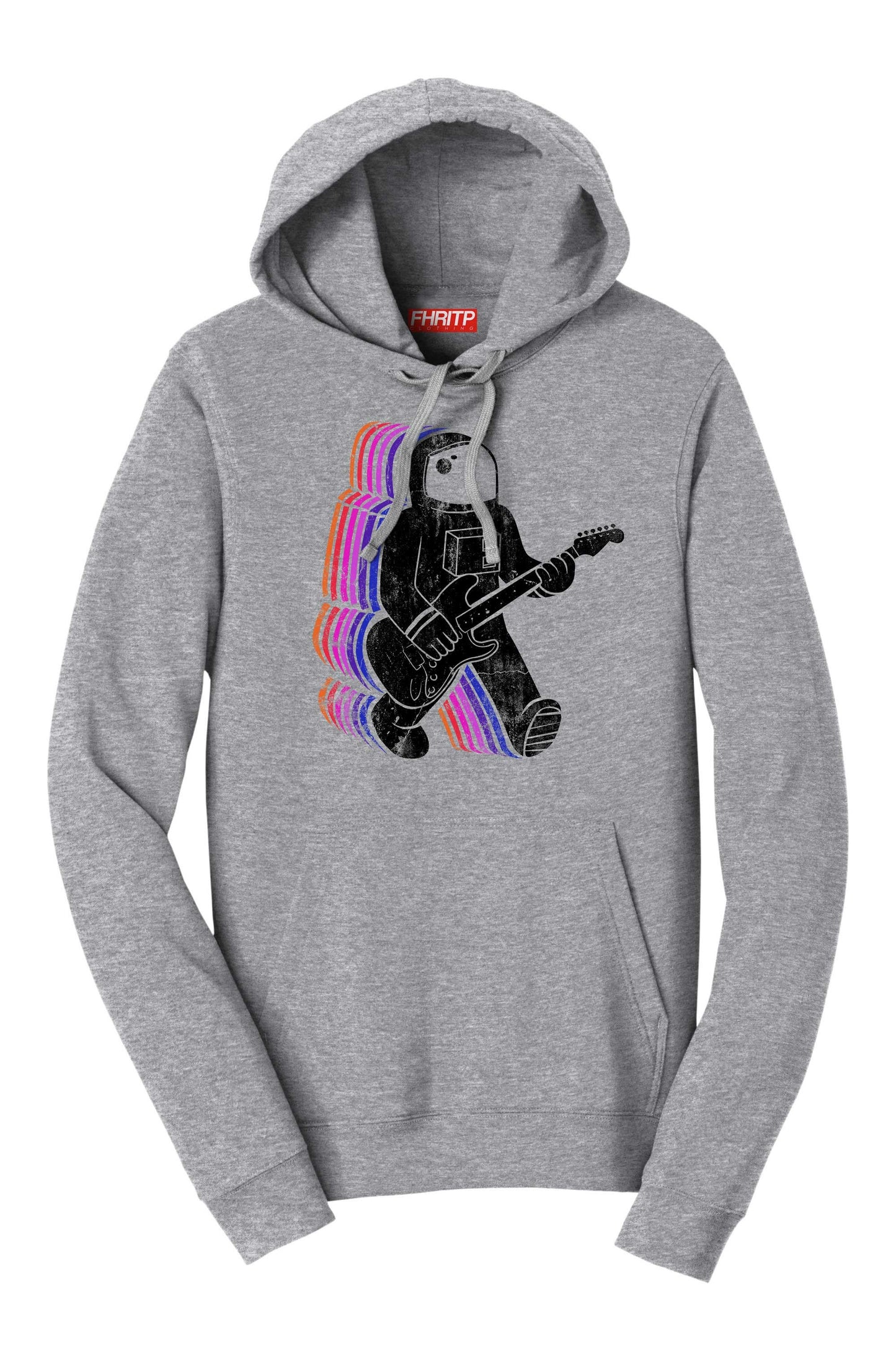 Rockalicious Funkalicious Guitar Astronaut Funny Spoof Hoodie