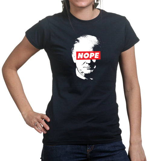 Ladies Trump Nope Obey Impeach President Election 2020 T shirt Tee Top T-shirt