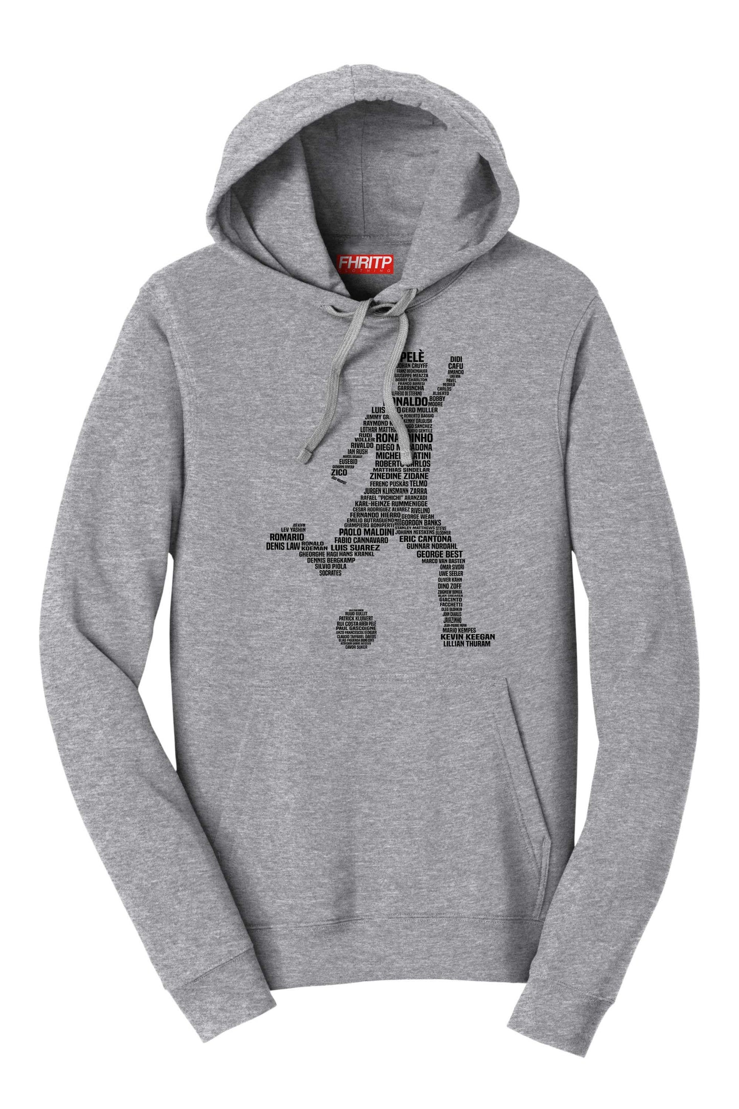 Footballer Soccer Player Legends Tribute Hoodie