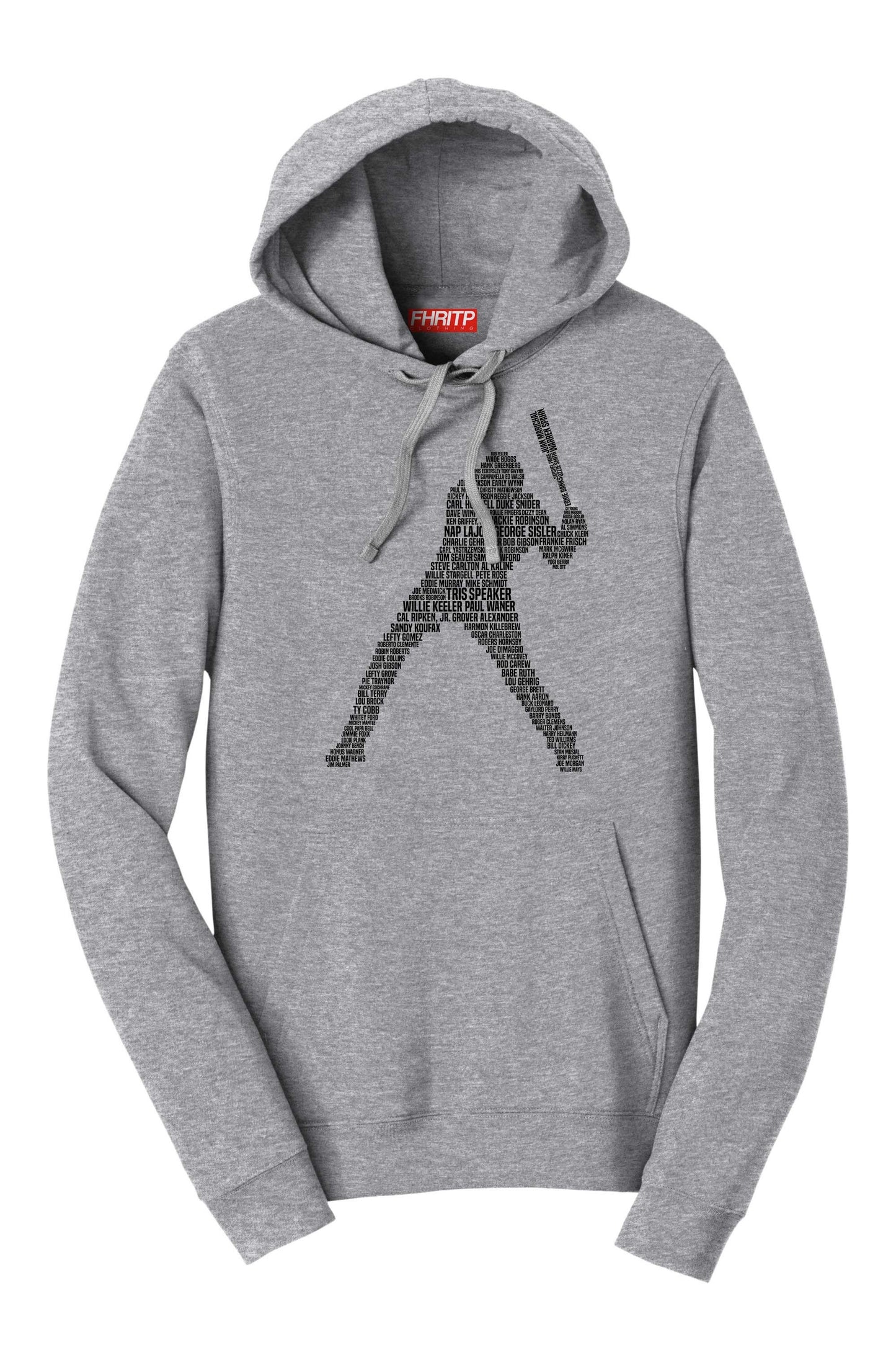 Baseball Player Legends Pitcher Catcher Tribute Hoodie