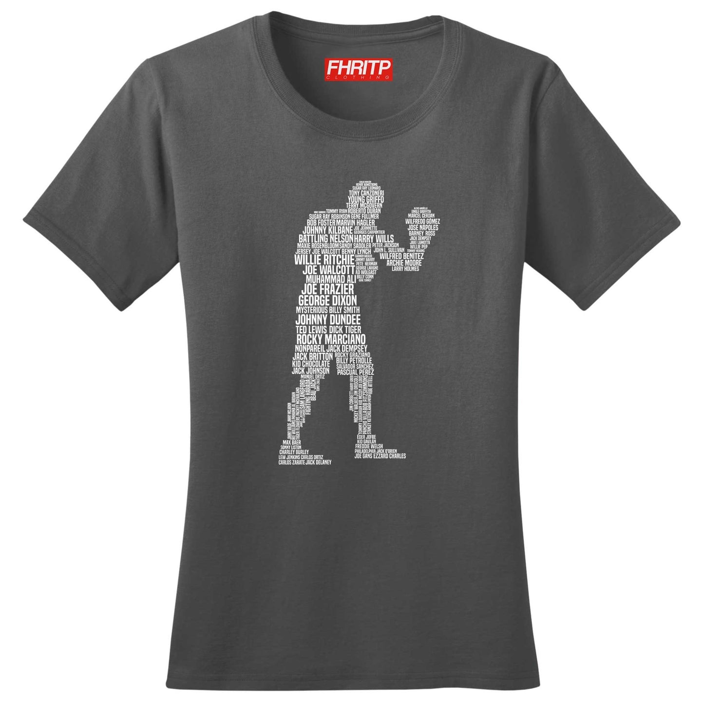 Ladies Boxing Legends champion Fighter Tribute T shirt Tee Top T-shirt