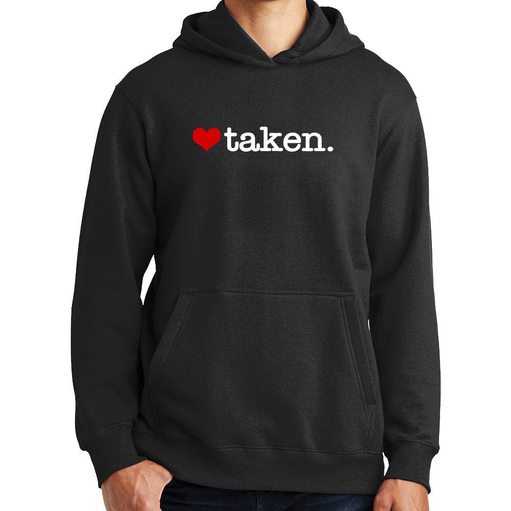 Hashtag Taken Funny Valentine Stag Hen Bridal Party Hoodie