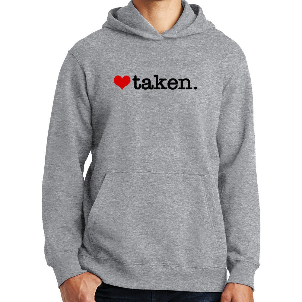 Hashtag Taken Funny Valentine Stag Hen Bridal Party Hoodie