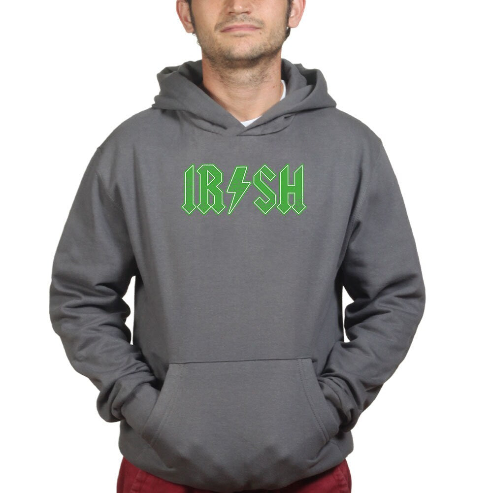 Irish Rock - St. Patrick's Day (Paddy) Ireland Spoof Funny Hoodie