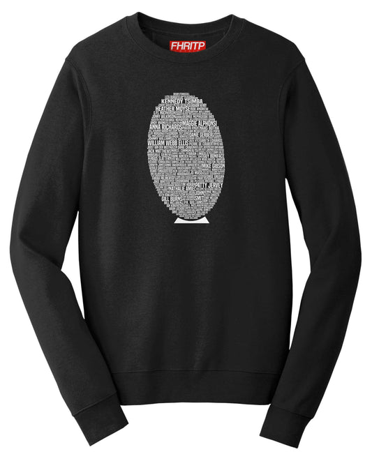 Rugby Player Legends Tribute Sweatshirt