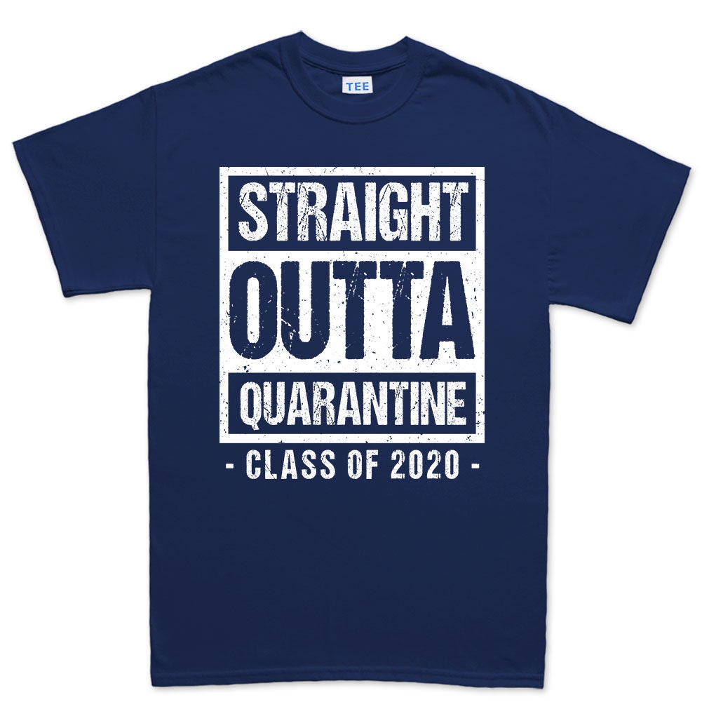 Mens Straight Outta Quarantine T-shirt