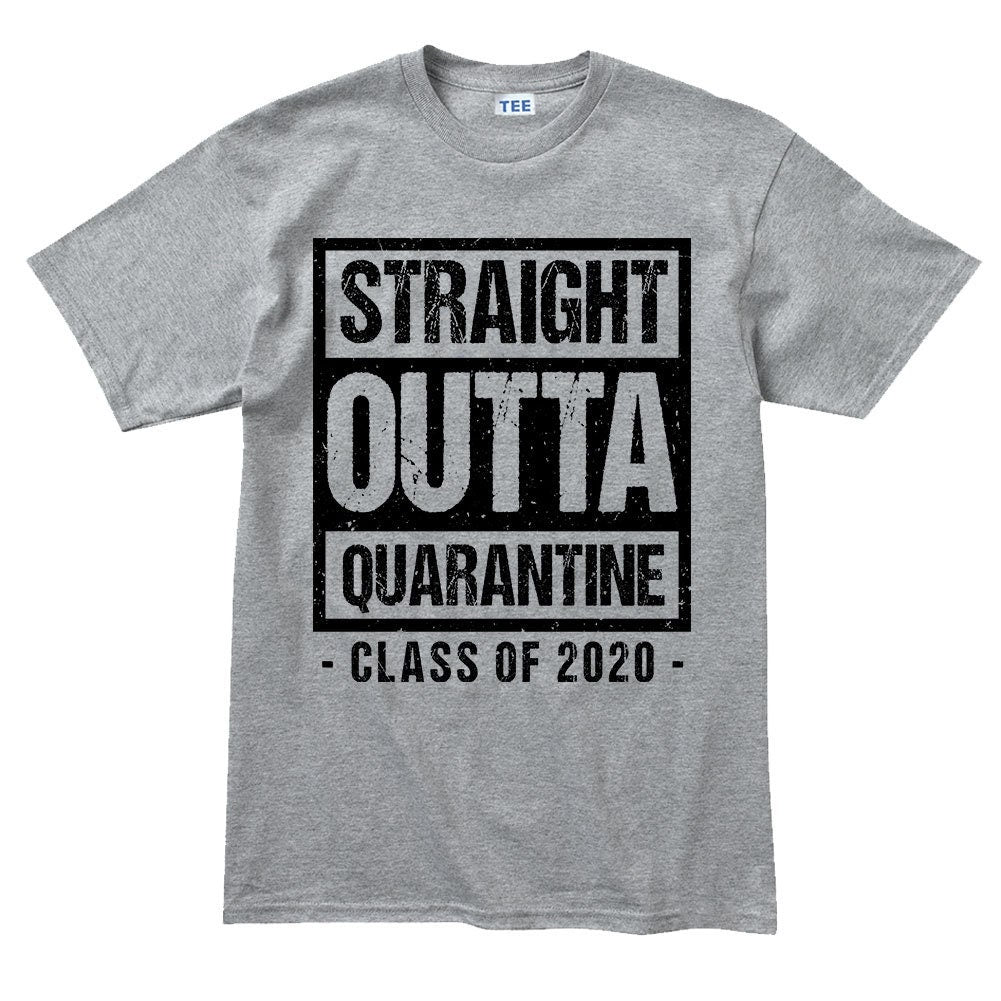 Mens Straight Outta Quarantine T-shirt